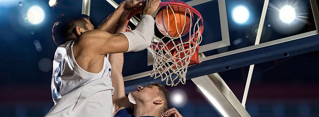 Players in College Basketball Tournament